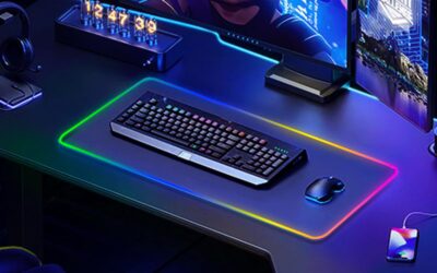 Enhanced Gaming Experience: RGB Mouse Pad with 15 Light Modes, Non-Slip Rubber Base | Amazon.com