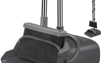 Exploring the kelamayi Upgrade Broom and Dustpan Set with Large Size and Stiff Broom