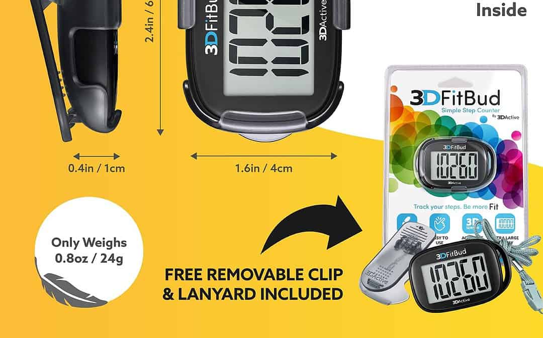 The 3DFitBud A420S Pedometer Technology